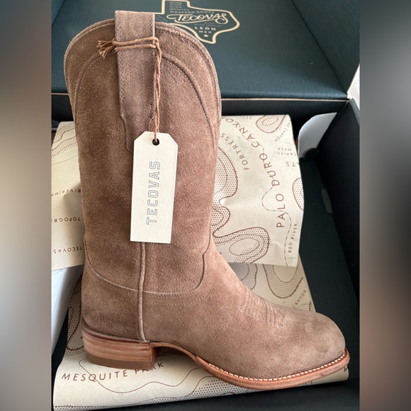 Tecovas Granite Suede  Boots - Picture 1 of 4